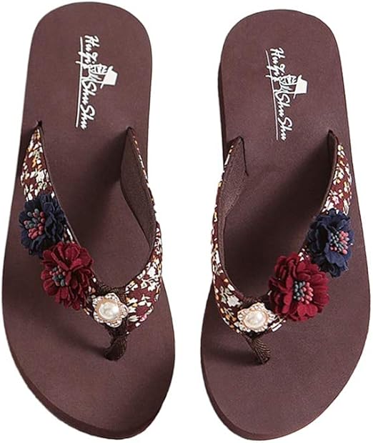 amazon flower flip flops