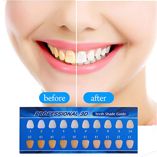 Teeth Whitening Kit, Home Teeth Whitening Gel, Teeth Whitening Light, Effectively Removes Stains for Whiter Teeth, Without Pain or Sensitivity,10x Tooth Whitening Gel 2X Tooth Shells