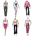 Buytra 6 Pack Doll Accessories Handmade Fashion Shorts Pants Vest Outfit Clothes for Barbie Doll Girls's Birthday Gift