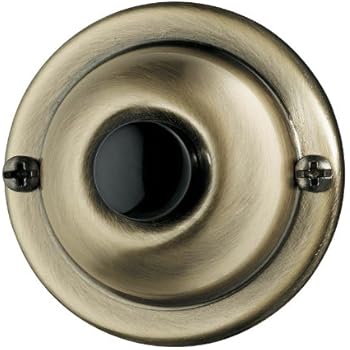 Door Bell Pushbutton Antique Brass - Doorbell Push Buttons