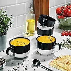 Set of 4 Jumbo 18oz Wide-mouth Soup & Cereal