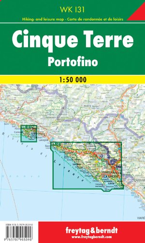 Cinque Terre Portofino F B R Gps Wandel En Fietskaart 1 50 000 Amazon Co Uk Freytag Berndt Books
