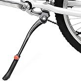 TOPCABIN Bike Kickstand Adjustable Aluminium Alloy Bicycle Kickstand Bike Side Kickstand Fit for 26" 28" 29&rdquo; Mountain Bikes/Road Bikes/BMX/MTB (Center Stand (Black) for 26-27-28 inch bike)