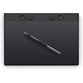 Wacom Intuos Pro Medium, Bluetooth Graphic Drawing Tablet with ProPen 3 | Premium professional pen tablet with ExpressKeys & 