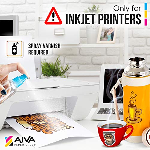 Waterslide Decal Paper For Inkjet Printer Transparent Clear 20