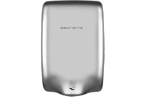 SEONSING Automatic Commerical Hand Dryer, Efficient, Compact, High Speed (224 mph) for Restroom with Hygiene Filter, Industrial Hand Dryers, Low Noise