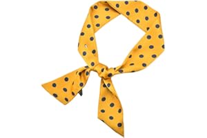 Vintage Polka Dot Neckerchief Scarf Cotton Polka Dot Accessories for Girls Women Retro Party Halloween Costume for Party