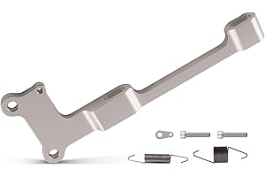 WAVERSPEED Throttle Cable Bracket 4150 Series, Carb Spring Mount, Aluminum Stainless Steel, TCB-40DQ,Carburetor Bracket & Springs Set