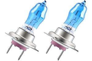 KYPSZQPSH 2pcs Halogen Bulbs H1 H3 H4 H7 H8 H11 9006 Auto Halogen Lamp Fog Lights 12V Motorcycle Car Headlight Lamp(55W White