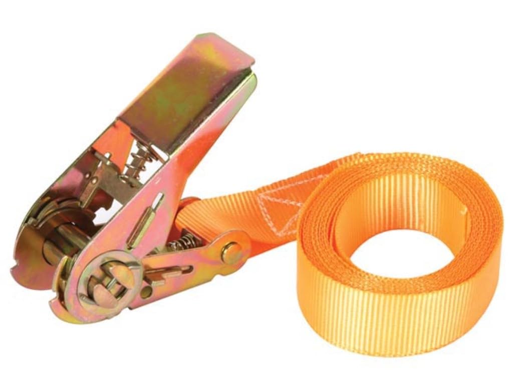 PEREL - ARAT1 lashing strap with ratchet, maximum load: 500 kg, 3.65 m x 25 mm, dimensions 140049