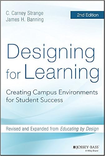 Amazon Com Designing For Learning Creating Campus Environments For Student Success 9781118823521 Strange C Carney Banning James H Books