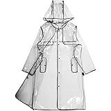 plus size transparent raincoat