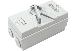 SEEKDESI 35A 3Pole Enclosed Motor Disconnect Switch 440V Heavy Duty Disconnect Breaker Box, IP66 Waterproof Switches, Fit for Generator Boat and Welding