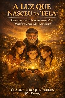 Livro A LUZ QUE NASCEU DA TELA: COMO UM AVÔ, TRÊS NETOS E UM CELULAR TRANSFORMARAM VIDAS NA INTERNET