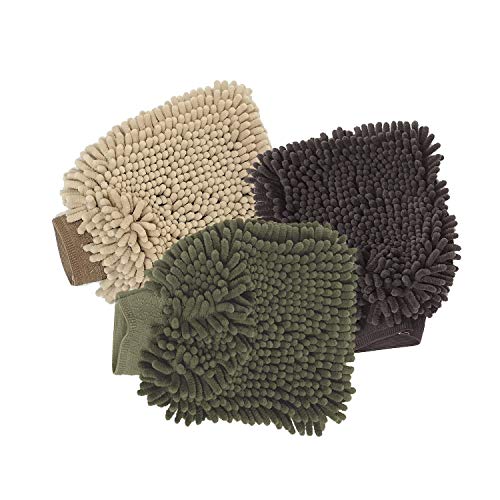 Clean Paws Chenille Microfiber Dog Towel Mit 9.5X7 Inches