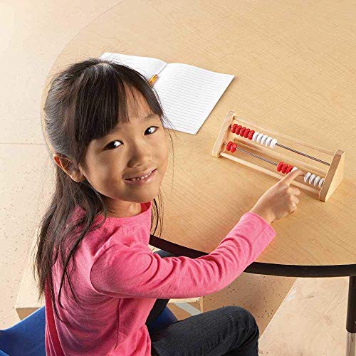 hand2mind 20Bead Rekenrek, Wooden Rekenrek, Abacus for Kids Math