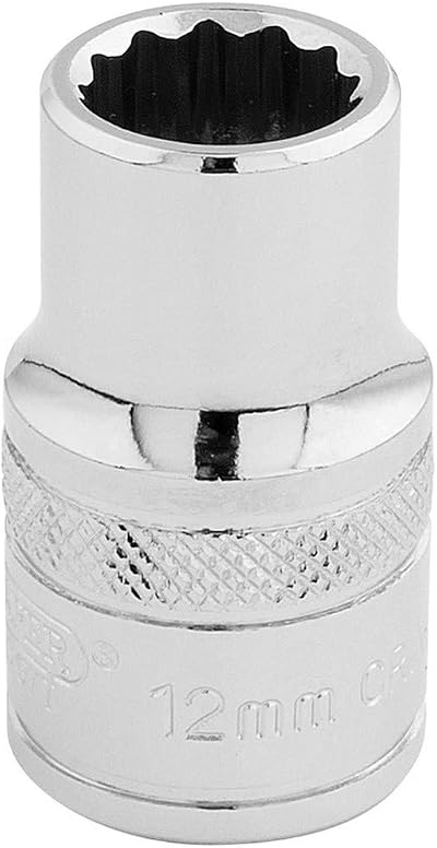 Draper 33097 12mm 1/2 Inch Drive 12 Point Socket Blue