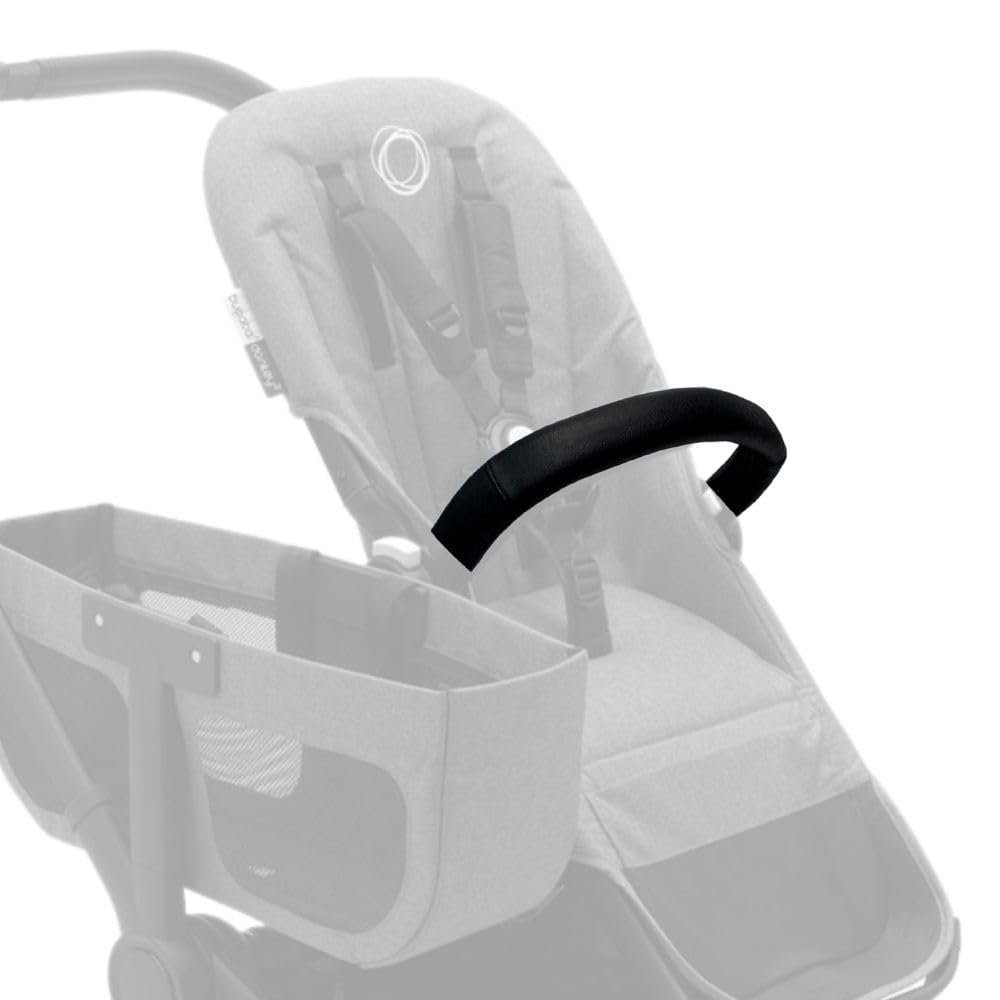 PROTEC TIF | Carry Handle Fitted Cover Compatible with Bugaboo Donkey | to Fit Over The Original Rubber (Synthetic Leather)