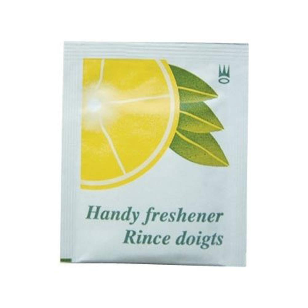 Stalwart CE231 Freshening Hand Wipe, Lemon Scented, Small (Pack of 1000)