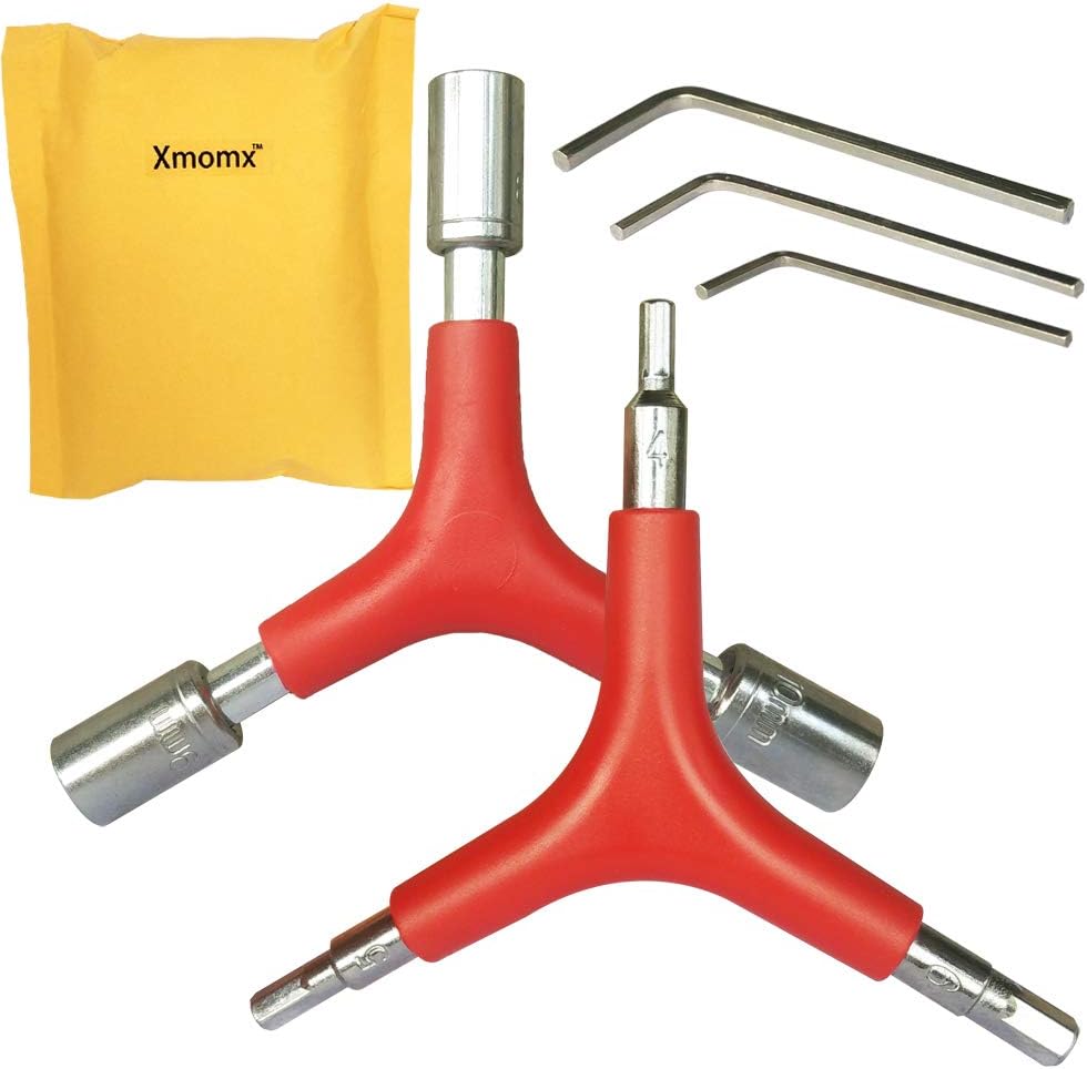 Xmomx 3-Wege-Dreiecks-Inbusschlüssel Außenschlüssel 4/5/6 mm Fahrrad-Y ...