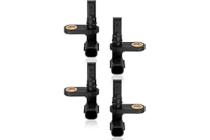OVANOH Set of 4 ABS Wheel Speed Sensor Compatible with Toyota Tundra 2007-2017 Sequoia 2008-2017 Front+Rear Driver+Passenger ABS Sensor 895420C020 89542-0C020 SU10122