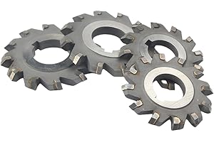 WTLMACHINERY Carbide Double Angle Milling Cutter V Shape Slot Trapezoid Slot OD:63mm ID:22mm Thickness:6/8/10mm 60/90/120Degrees (OD:63mm ID:22mm Thickness:8mm-90 Degrees)