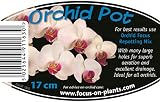 Growth Technology Clear Orchid Pot 17cm – Transparent Plastic Pot with Holes view 2