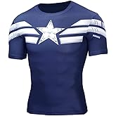 HIMIC E77C 3D Super Hero Close-Fitting Quick-Drying Elastic Sport Cosplay T-Shirt Short Sleeve
