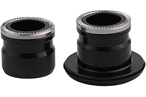 Bike Hub QR Quick Release Thru Axle Adapter End Cap Aluminum Alloy M9 To 15mm Front 100mm M10 To 12mm Rear 135 To 142mm Fit 8