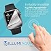 ILLUMI AquaShield Screen Protector Compatible with Apple Watch (42mm,Compatible with Series 1,2,3)(6-Pack)(Full Coverage) No-Bubble High Definition Clear Flexible TPU Film