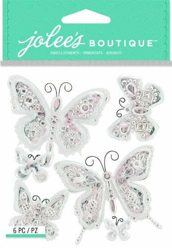 Jolee's Boutique Dimensional Stickers, Butterfly Bling