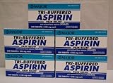 Tri-Buffered Aspirin Tablets Generic for Bufferin 325 mg 100 ea.5 PACK Total 500 Tablets