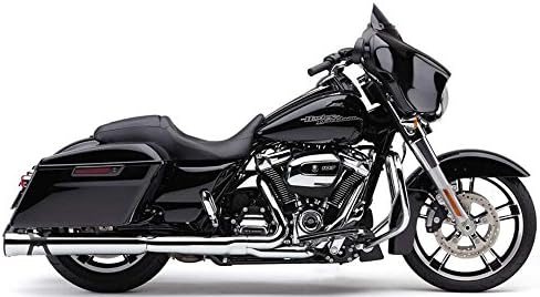 Cobra 4" 909 Twins Slip-On Chrome Mufflers Exhaust 2017 Harley Touring Bagger 6108