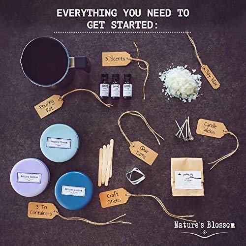 1 Natures+Blossom+Candle+Making+Kit