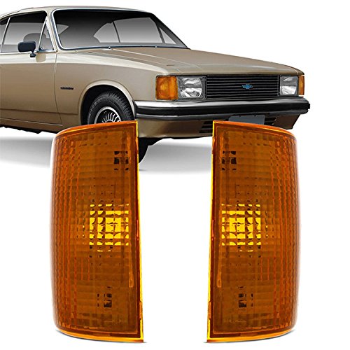 Lanterna Dianteira Pisca Chevrolet Opala Caravan 1988 a 1992 D20 Veraneio Bonanza 1993 em Diante Ambar Lado Direito