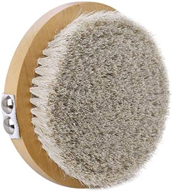 Xianheng1 ボディブラシ シャワーブラシ 馬毛 背中 背中ブラシ バスブラシ ボディ やわらか 角質 体洗いブラシ 毛穴洗浄 バス用品 お風呂用 お気にいる ブラシ 背中洗いブラシ マッサージブラシ