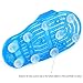 Messar Bathroom Shower No Bending Feet Brush Foot Cleaning Bristle Slipper Washer Bath Scrubber Massager Stick on Floor