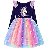 VIKITA Girls Dresses Winter Long Sleeve Party Gifts for Girls 3-7 Years