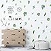 Leaf Wall Decals, H2MTOOL 64 PCS Removable Tropical Plants Tree Leaves Stickers for Kids Nursery Room Decor