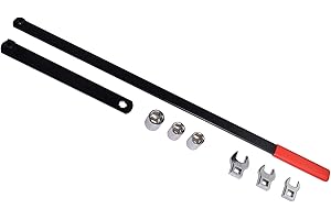 Alltooetools 8PCS Universal 3/8" 1/2" Drive Serpentine Belt Adjust Tightener Wrench Tool Kit