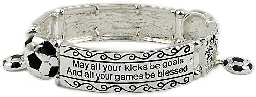 Soccer Bracelet: #1 Top Selling Gift for Soccer Player, Coach and Team. Why Purchase Another Soccer Trophy?