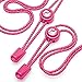 No Tie Shoelaces - Easy To Install Elastic Shoe Laces for Kids and Adults - Pink