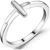 Jude Jewelers Stainless Steel Sideways Cross Christian Religious Ring