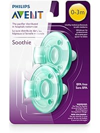 Philips Avent SCF190/01 Soothie 0-3mth Green/Green, 2pk