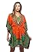 Riviera Sun 21753-ORG-2X-3X Short Dashiki Caftan/Caftans for Women