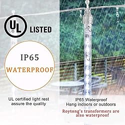 Roytong Waterproof Cascading LED Meteor Shower Rain
