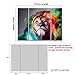 RAIN QUEEN Modern Abstract Art Colorful Lion Oil Paintings on Canvas Wall Art for Home Decoration Huge Size No Frame 3pcs