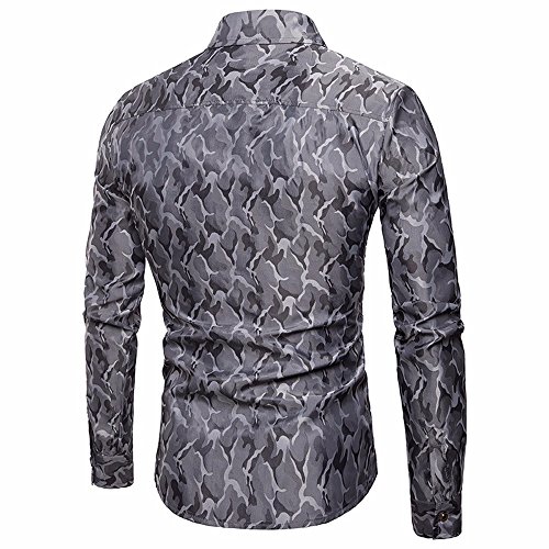Camicia-da-Uomo-a-Maniche-Lunghe-in-Seta-con-Design-Mimetico-Sasstaids-Camicia-Uomo-Slim-Fit-Stripe-Manica-Lunga-Pulsante-Casual-Formale-Camicie-Camicetta-Superiore-Miscela-di-Cotone