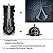 Assassin's Creed IV: Black Flag Edward Kenway Cosplay Accessories Hidden Blade & Gauntlet with Skull Buckle + Assassin's Creed Necklace (with Bead necklace)