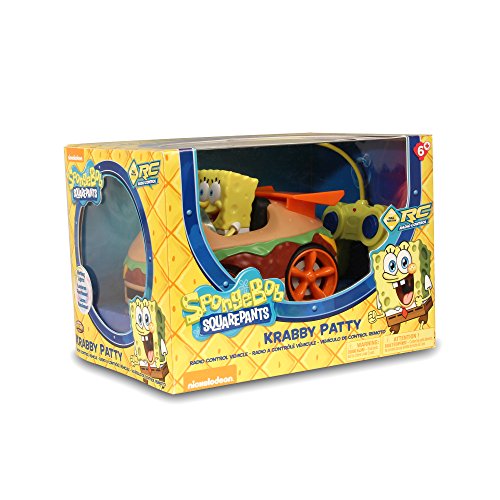 NKOK Remote Control Krabby Patty Vehicle with Spongebob (Discontinued by manufacturer)